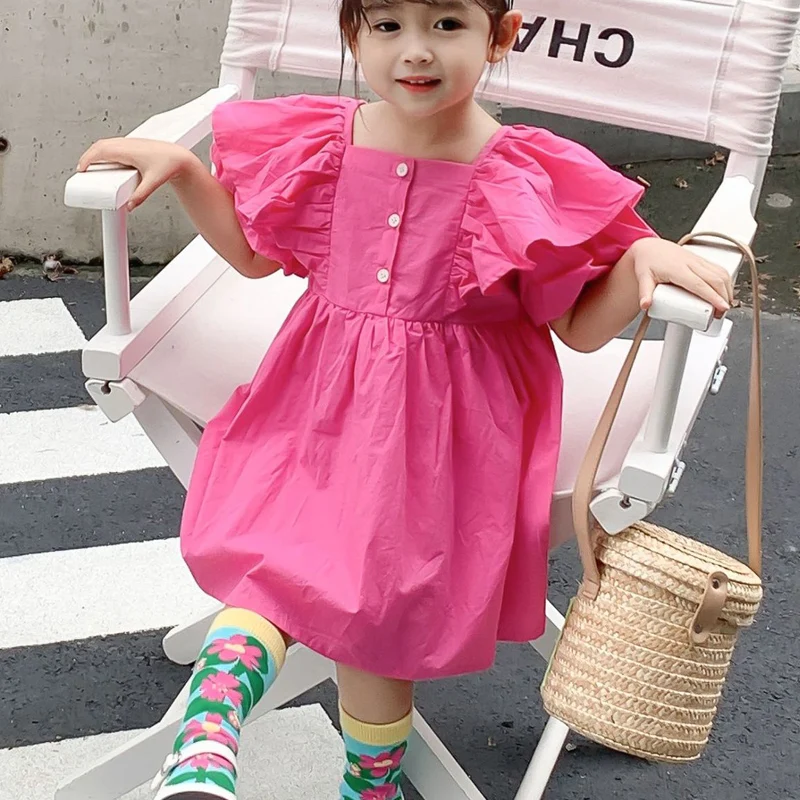 Детское милое платье для девочек новая летняя одежда принцессы малышей платья