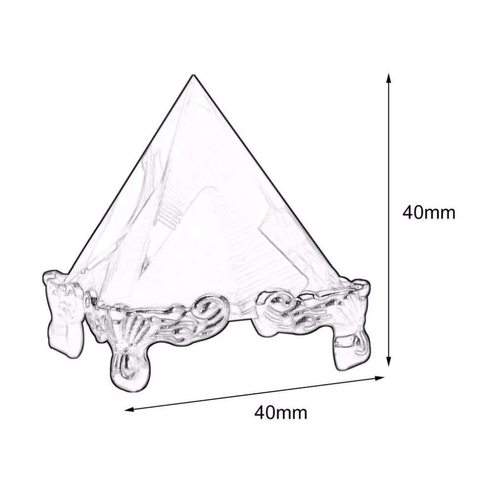 Модный искусственный Египетский прозрачный кристалл K9 пирамида из кварца
