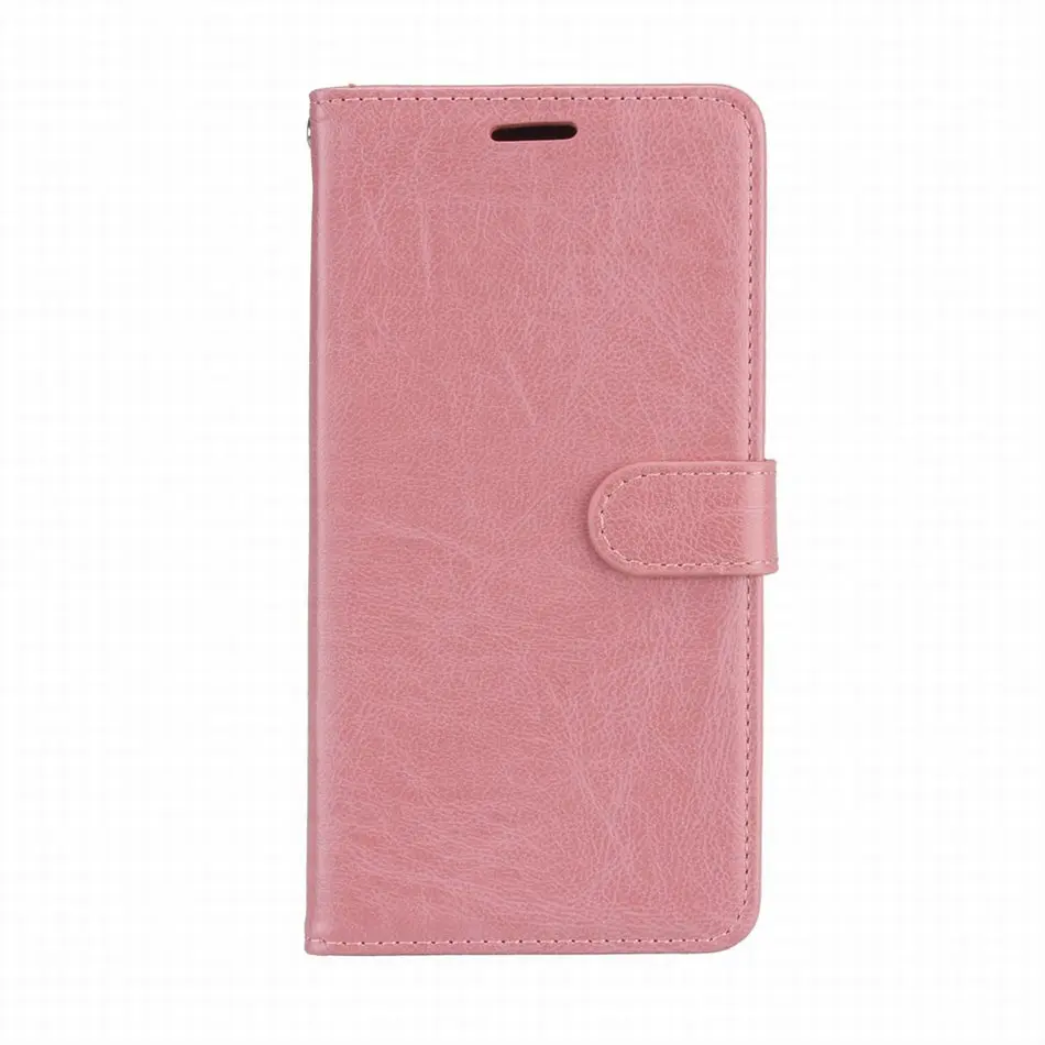 Pink Простые кожаные чехлы, чехлы-книжки для Apple iPhone 4G 5G 6G 7G 8G 6+ 7+ 8+ подставка Fundas, одноцветная Рамка Держатель карточки Coque P08G - Цвет: Pink