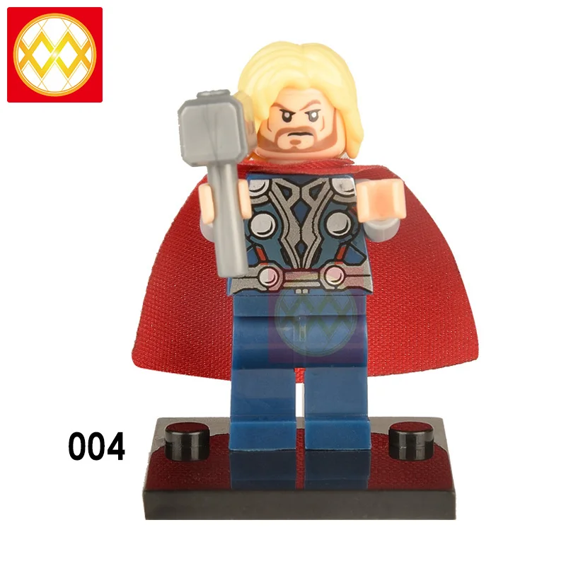 XH004 Фильм Тор Ragnarok Odin Loki Hela Валькирия битва лошадь Frigga Hemidall Джейн Фостер Халк Sif строительные блоки кирпичная игрушка малыш - Цвет: XH004