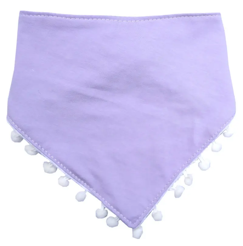 light purple Global коралловый флисовый шарф с бахромой слюнявчик полотенце детские волосы мяч слюнявчик полотенце нагрудник - Цвет: light purple