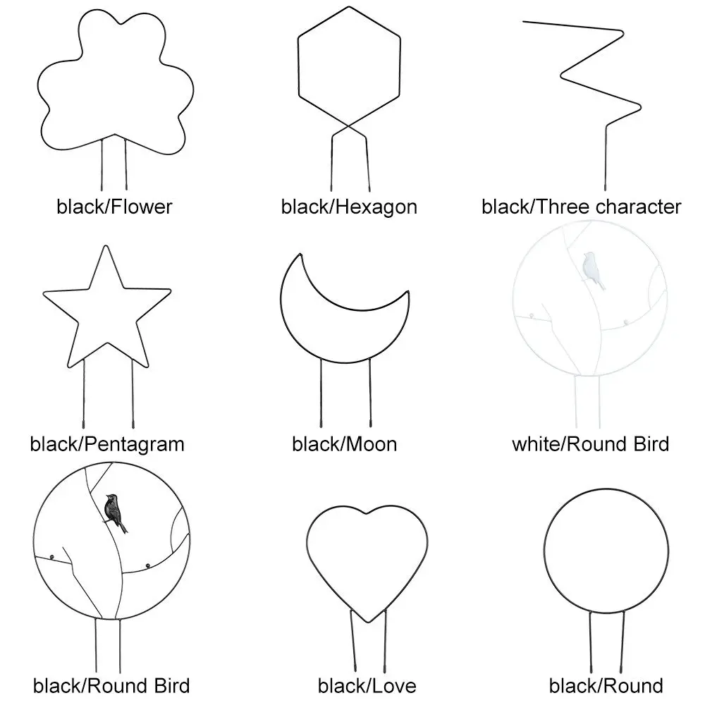 Растительная опора высокого качества для сада, многоформатная железная конструкция для поддержки растений, модель для фиксации внутри и снаружи помещений.