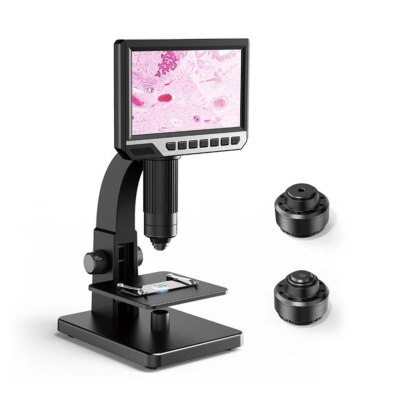 Микроскоп EasyOver 2000X 7-дюймовый HD IPS большой экран поддержка нескольких объективов