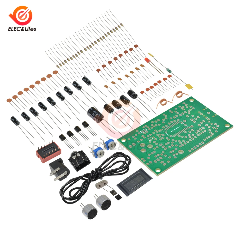 DIY цифровой радиоприемник PLL Stereo BH1417F комплект FM радиопередатчика|Детали и