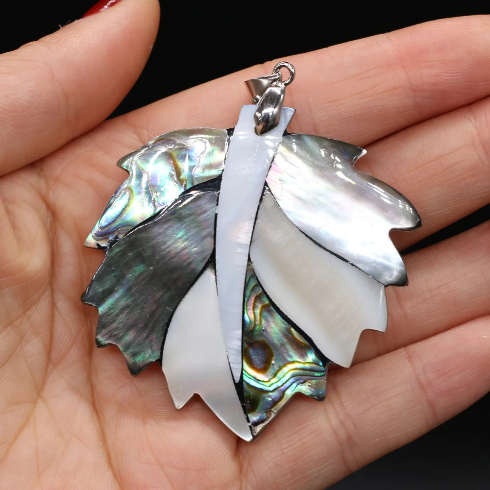 

1pcs Natural Shell Pendant Mother of Pearl Charms Pendants Leaves For Jewelry Making DIY Earring Necklace Women Jewelry Gift