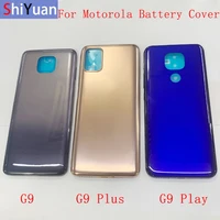 battery cover back rear door housing case for motorola moto g9 g9 plus g9 play g9 power battery cover replacement parts