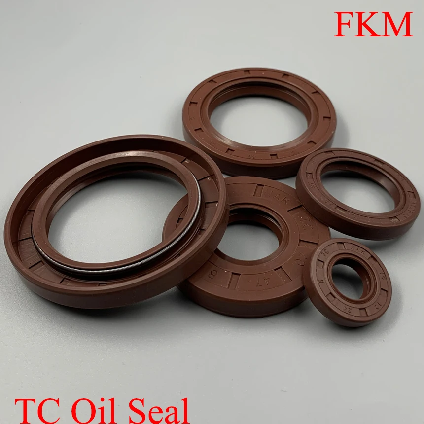 

75*115*13 75x115x13 75*130*12 75x130x12 Fluoro FKM Fluorine Rubber Spring Two Lip TC Ring Gasket Radial Shaft Skeleton Oil Seal