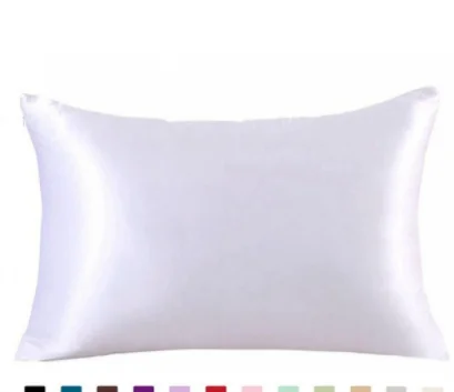 1 шт. сатиновая наволочка из натурального шелка