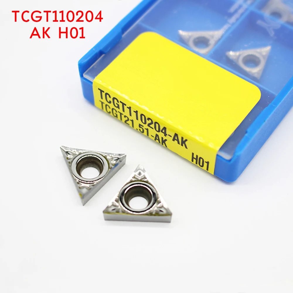 20 шт. TCGT110204 AK H01 TCGT 110204 алюминиевый резак лезвие вставка для режущего инструмента
