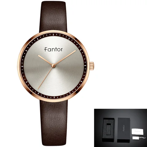 Fantor Роскошные Брендовые женские элегантные повседневные Модные женские наручные часы кварцевые наручные часы