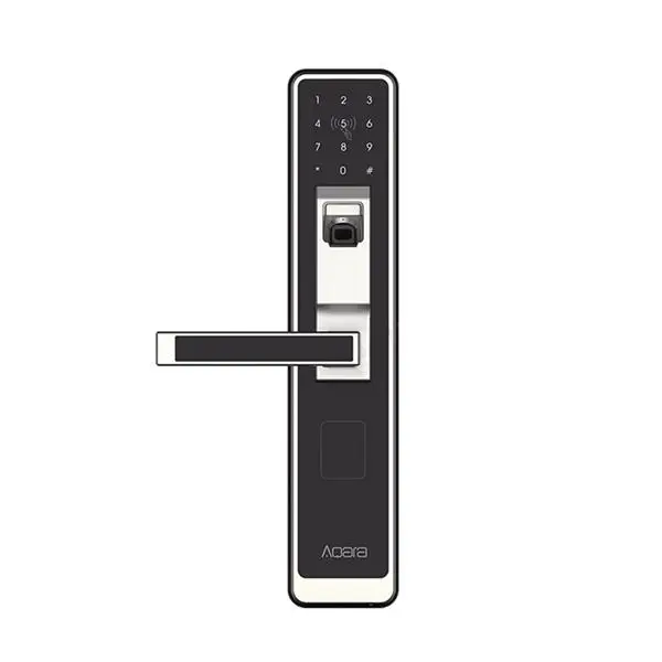 silver Xiaomi Aqara S1, умный Дверной сенсорный замок, ZigBee соединение для домашней безопасности, анти-писк, дизайн, пароль, отпечаток пальца - Цвет: silver