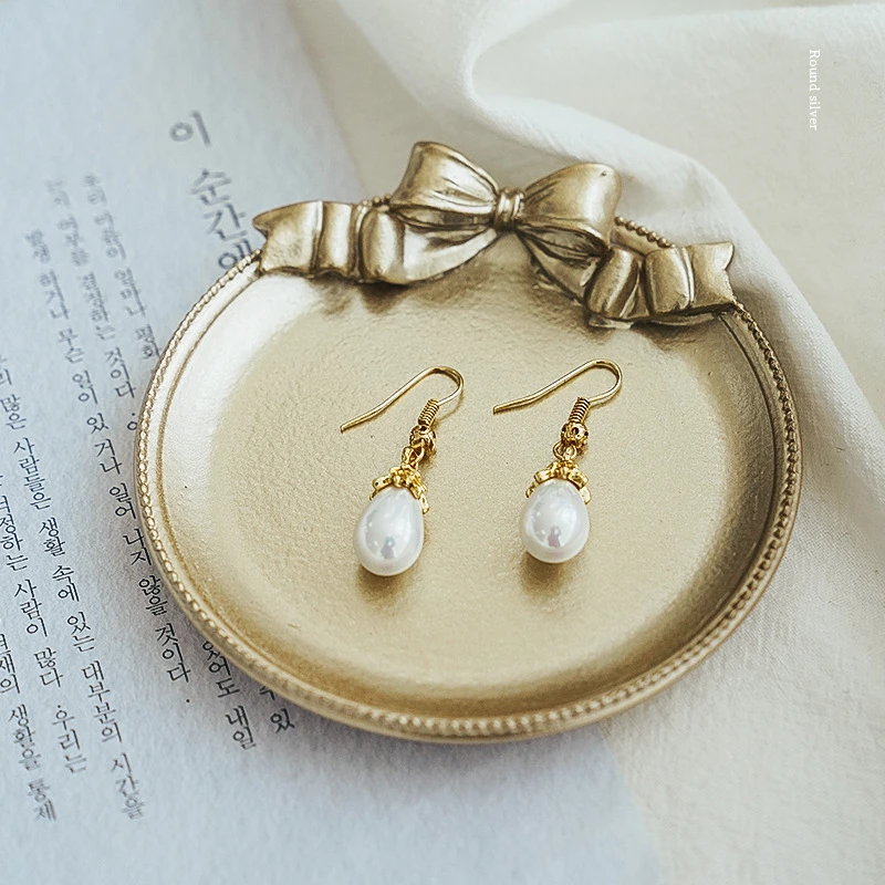 

Nordic Retro Decoration Ornaments Tray Earrings Necklace Jewelry Display Plate Sundries Storage Pan Scene Layout Shooting Props