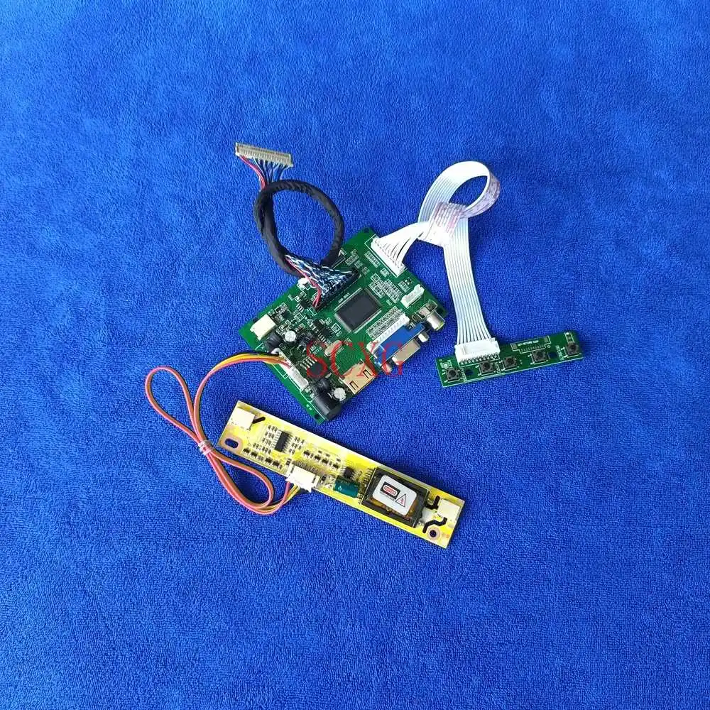 

LCD Controller Drive Board DIY Kit 2CCFL Fit LTN184HT01-A02/F01/S01/T01 AV VGA HDMI-compatible 1920*1080 Monitor 30-Pin LVDS
