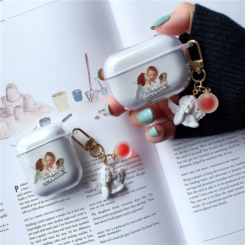 

Прозрачный чехол из ТПУ для наушников Apple Airpods 1 2 Pro
