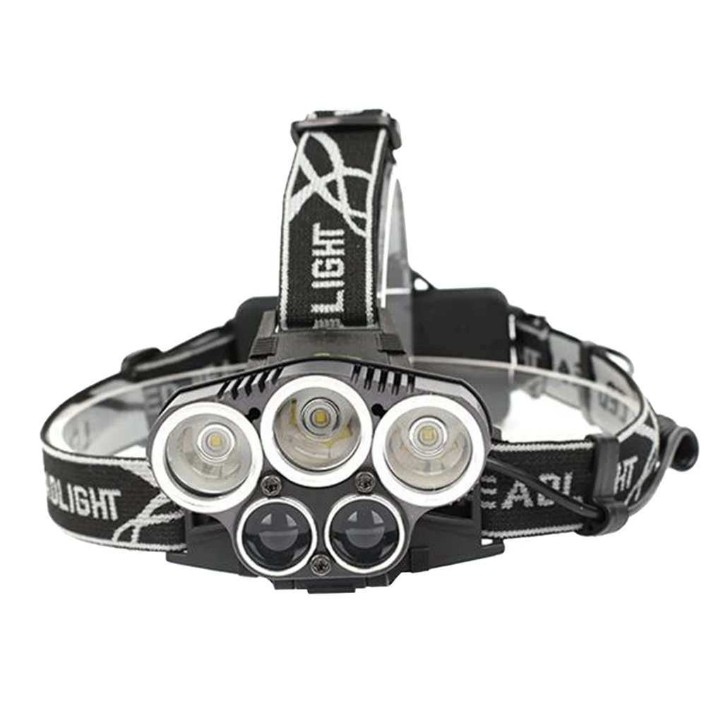 

Налобный фонарь для рыбалки, 3000 люмен, светодиодный налобный фонарь с красным светом для бега, кемпинга, походов