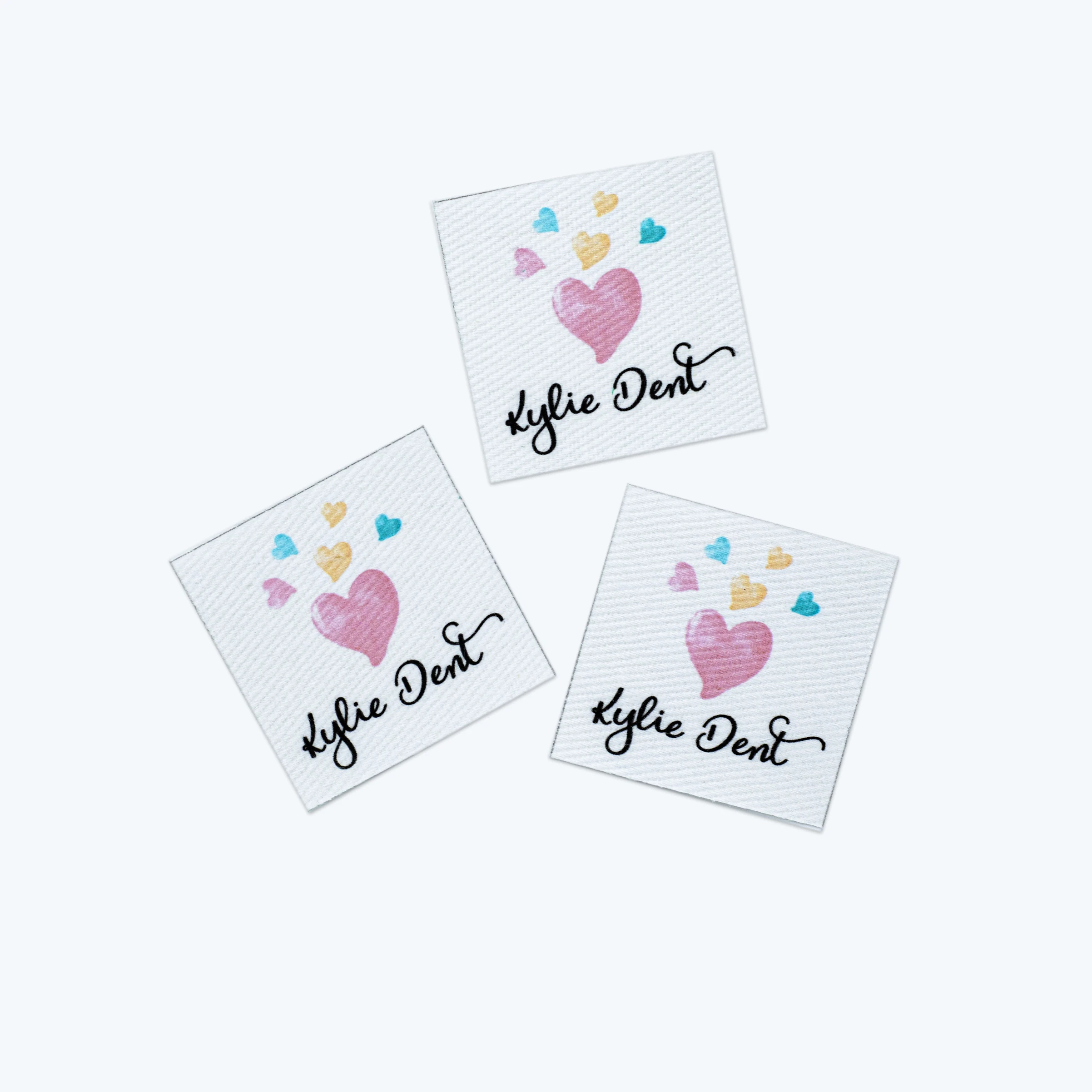 

96pieces Custom Ironing Labels, Personalized Brand , Logo or Text, Clothing Labels, iron on, Square, frame (YT368)