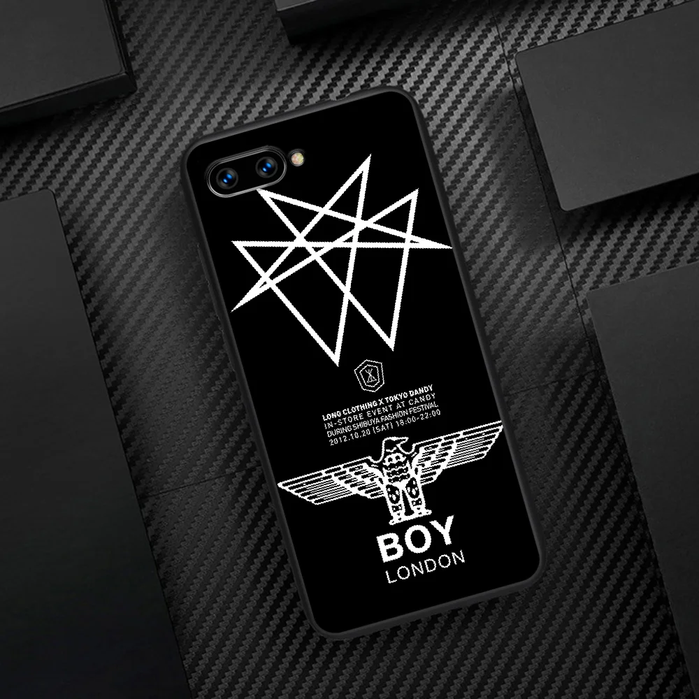 

British London Fashion Brand Boy Phone Case Cover Hull For HUAWEI Honor 6A 7A 7C 8 8A 8S 8x 9 9x 10 10i 20 Lite Pro black Bumper