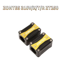 motorcycle for zontes 310vxtr zt250 modified bumper anti fall rubber protective bar rubber block