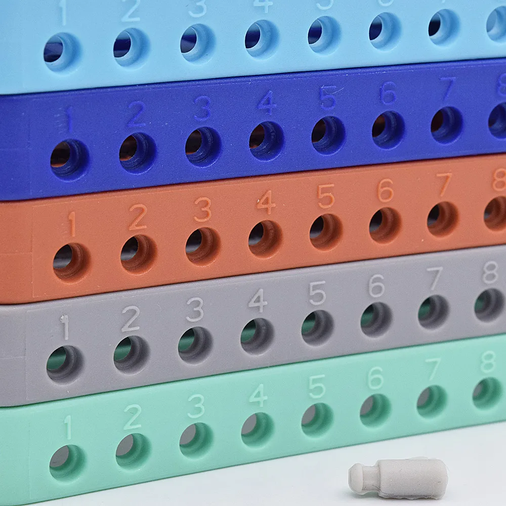 5 шт. Обувь со шнуровкой 8 отверстий Эндодонтический блок с памятью и методов