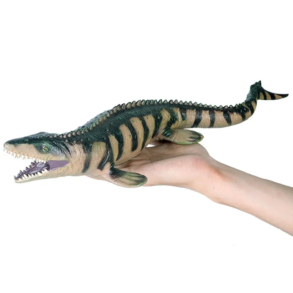 

New Jurassic Mosasaur Sea King Dragon Soft Rubber Simulation Dinosaur Ancient Marine Animal Model Children's Toy Decoration Gift