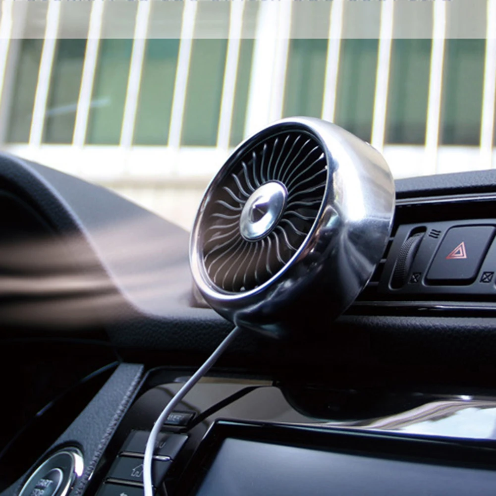 Многофункциональный USB-вентилятор для автомобиля Регулируемый Электрический