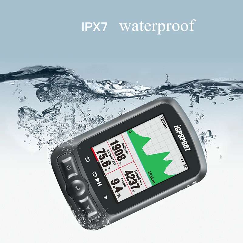 I gps порт IGS618 ANT+ gps компьютер Велосипед Bluetooth беспроводной секундомер водонепроницаемый датчик для мотоцикла Спидометр компьютер