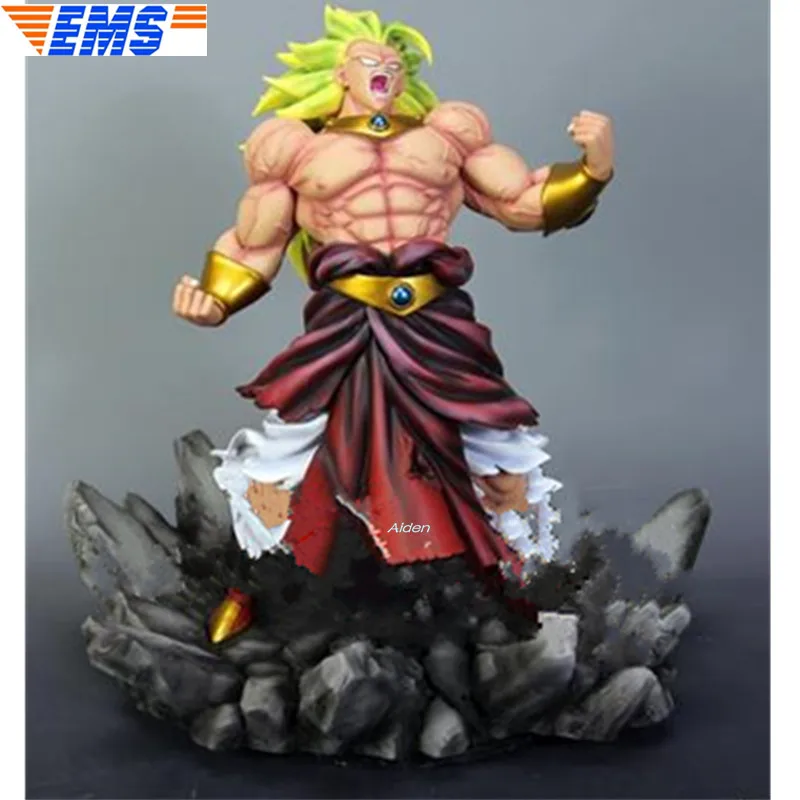 1" Dragon Ball Z статуя Супер Saiyan бюст Broli полноразмерный портрет Сон Гоку GK экшн Коллекционная модель игрушечная коробка 40 см Z2799