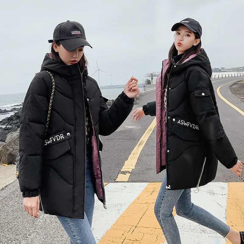 Женские зимние куртки пальто 2019 весна осень женские пуховики с хлопковой