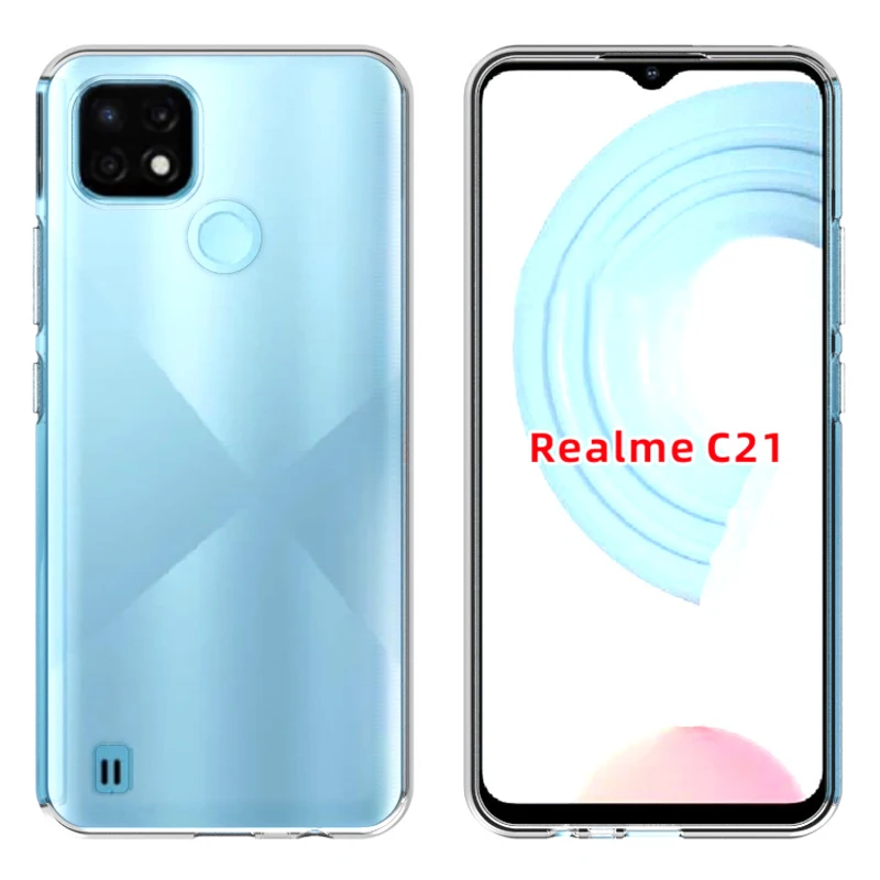 Ультратонкий Мягкий Прозрачный чехол из ТПУ для Realme 8 Pro C11 C21 C20 OPPO RMX2185|Бамперы| |