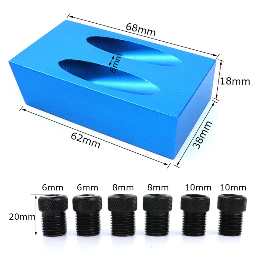 

3/14/28/34pcs Woodworking Oblique Hole Locator Set 15 Degree Angle Drill Guide Puncher DIY Tools Drill Bits Pocket Hole Jig Kit