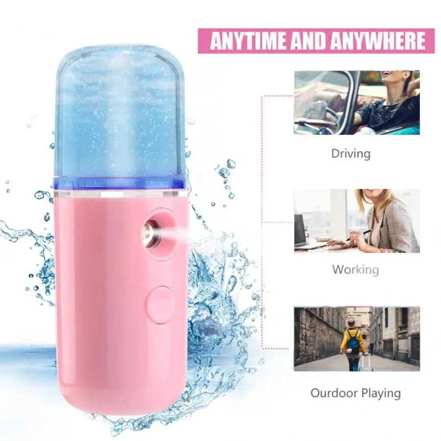 Нефритовый ролик портативный распылитель тумана увлажнитель для лица