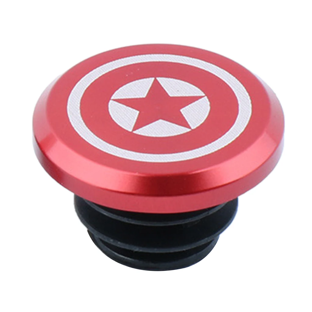 Red B 18.8mm 1 шт., наконечник для руля велосипеда из сплава, заглушки для велосипеда, наконечник для велосипеда, MTB, горный велосипед, запчасти для велосипеда - Цвет: Red B 18.8mm
