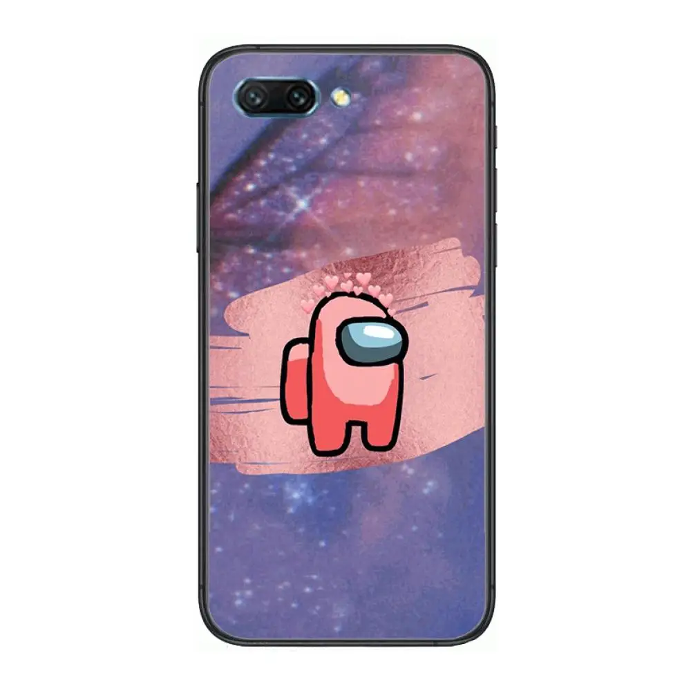 

A-Among Us Game style clear Phone Case For Huawei Honor 10 9 8 7 N Pro Lite A C RU Black Etui Coque Hoesjes comic fashion