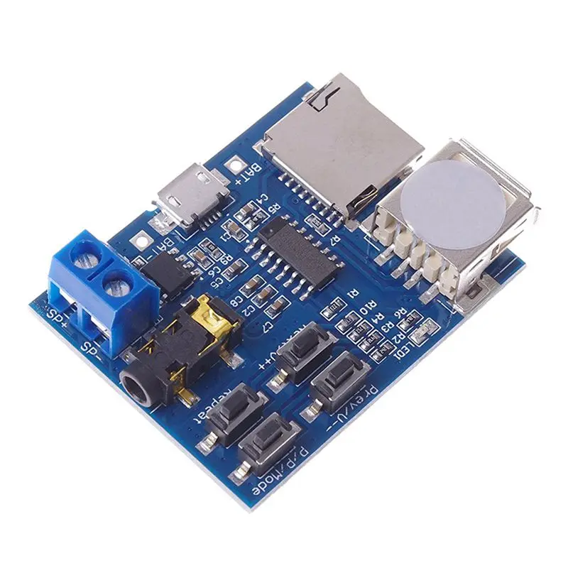Mp3 Lossless Decoders Decoding Power Amplifier Player Audio Module Decoder Board support TF Card USB | Электроника