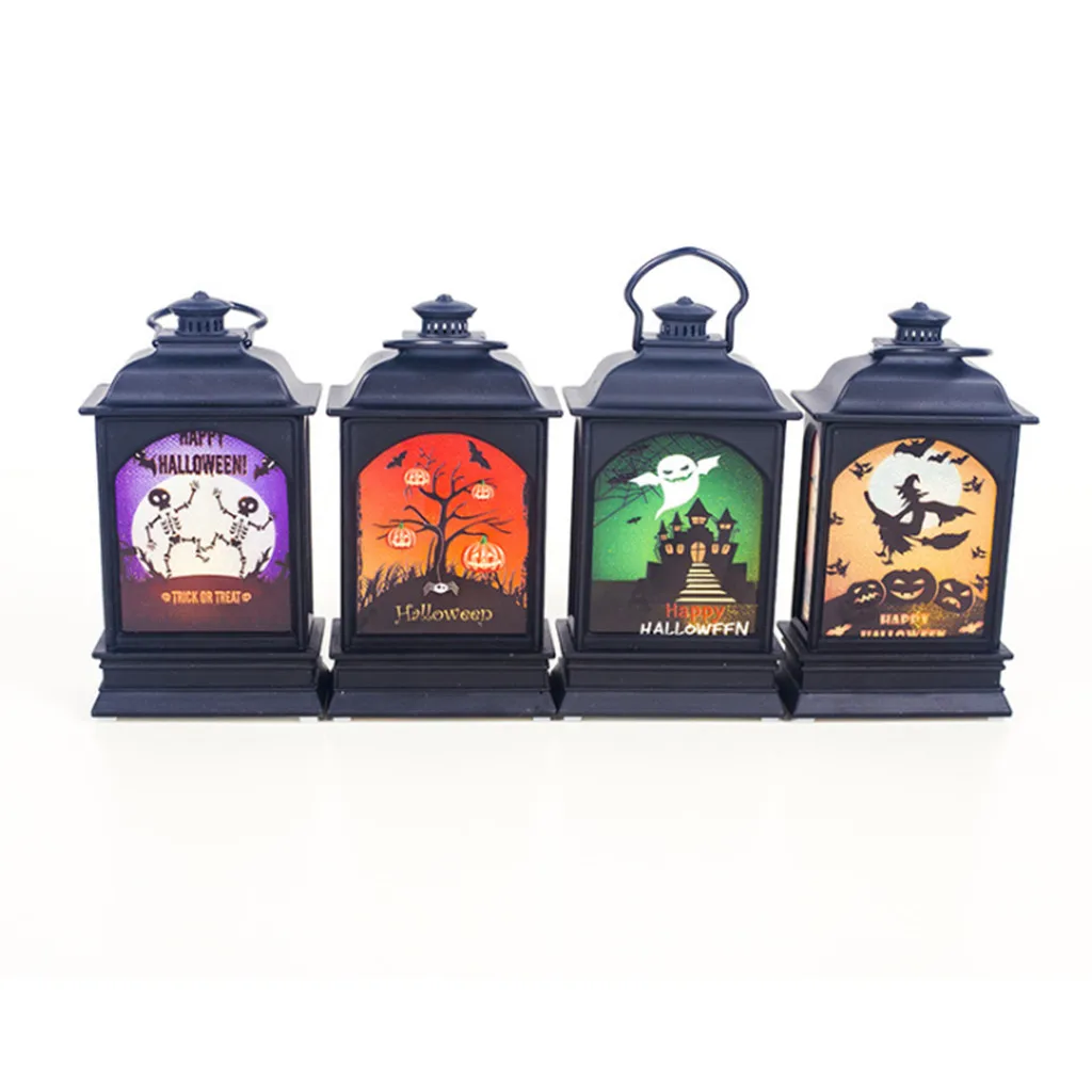 Декоративный реквизит на Хэллоуин светодиодные свечи винтажный замок летучие