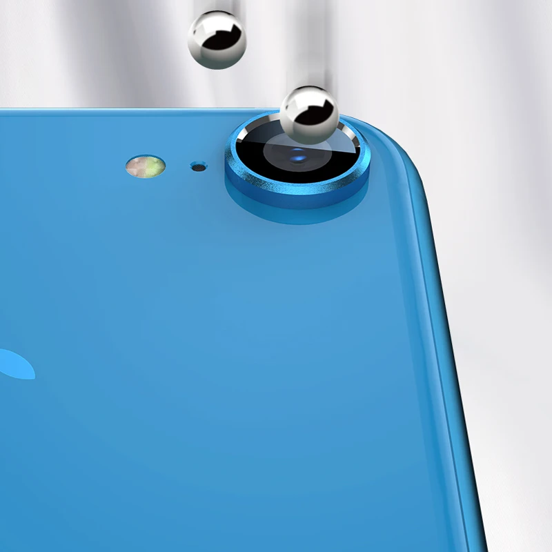 Защитная пленка для объектива камеры iPhone XR X Xs Max металлический корпус +