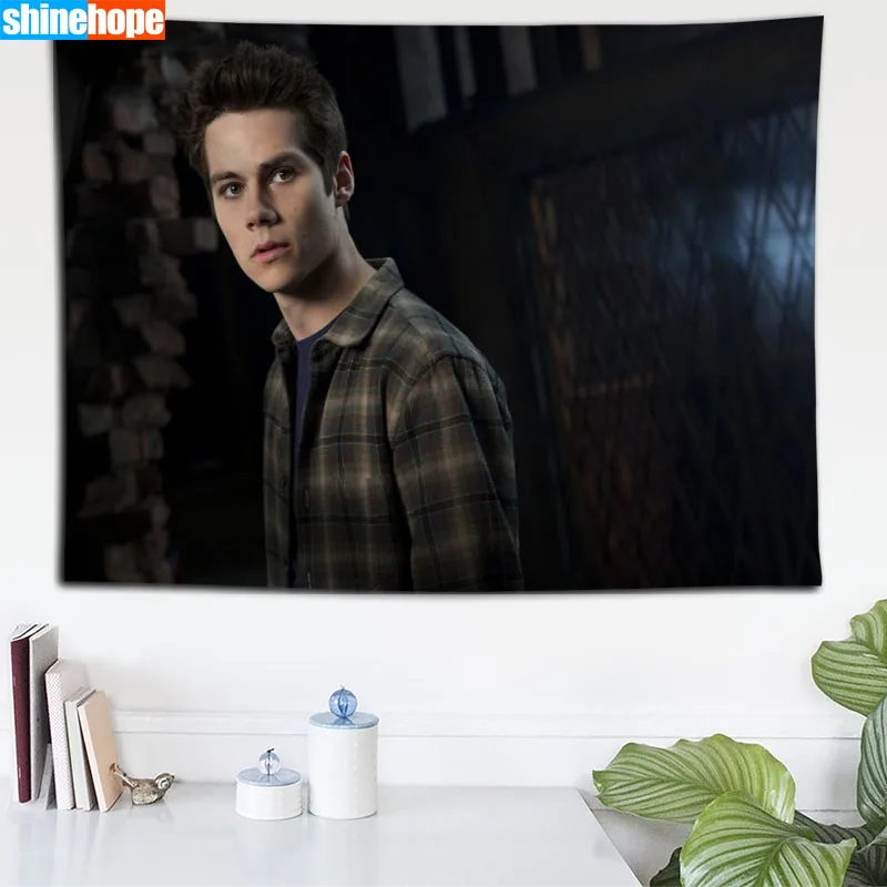 

Custom Dylan O'brien tapestry wall hanging tapestry home decoration rectangle bedroom wall art tapestry 140X250cm