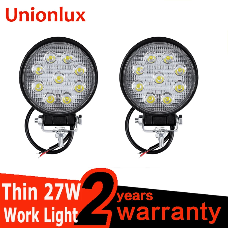 

Фары рабочие тонкие, 2 шт., 27 Вт, 12 В, IP67