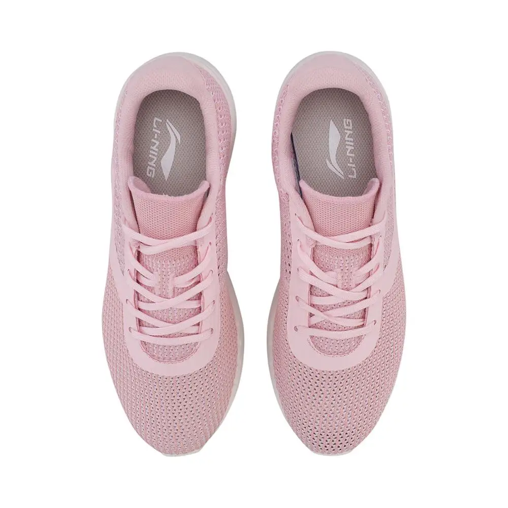 Женские трикотажные кроссовки стильные дышащие с подкладкой светильник Li Ning AGCN028