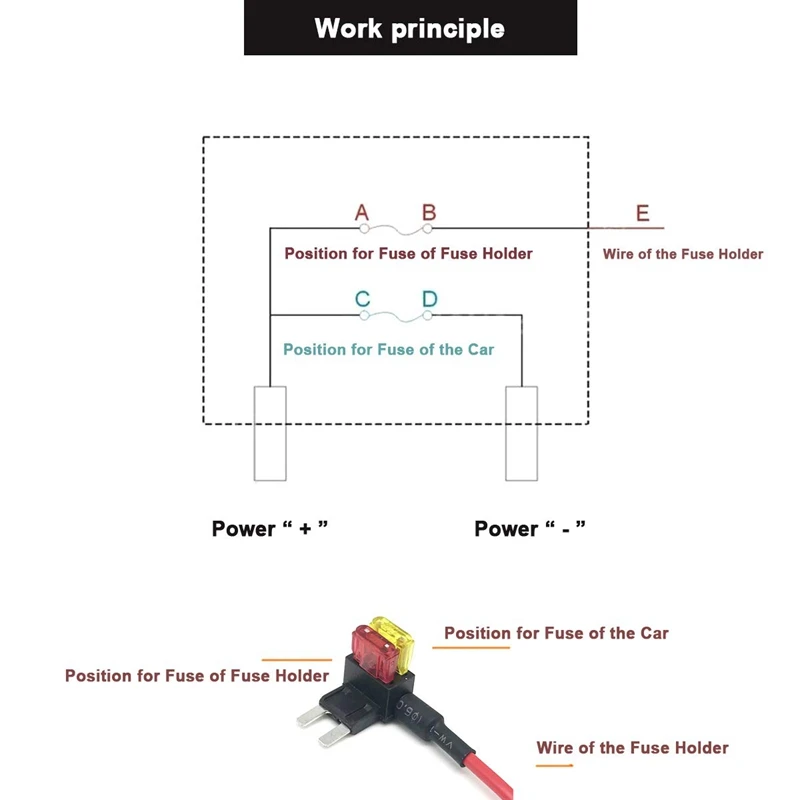 12V автомобильный адаптер предохранителя с дополнительным предохранителем