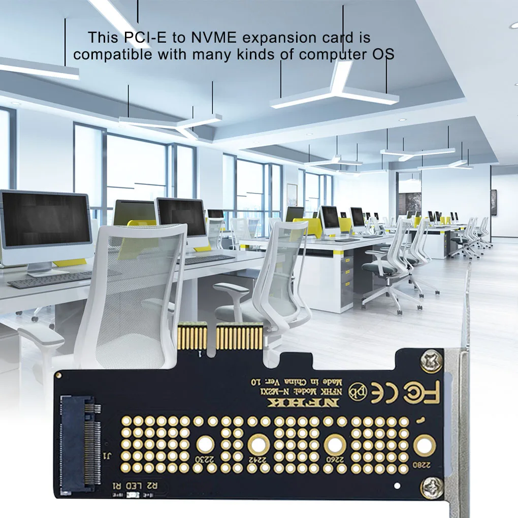 PCI E к M.2 Адаптерная карта NVME SSD Плата расширения Расширительная Компьютерный