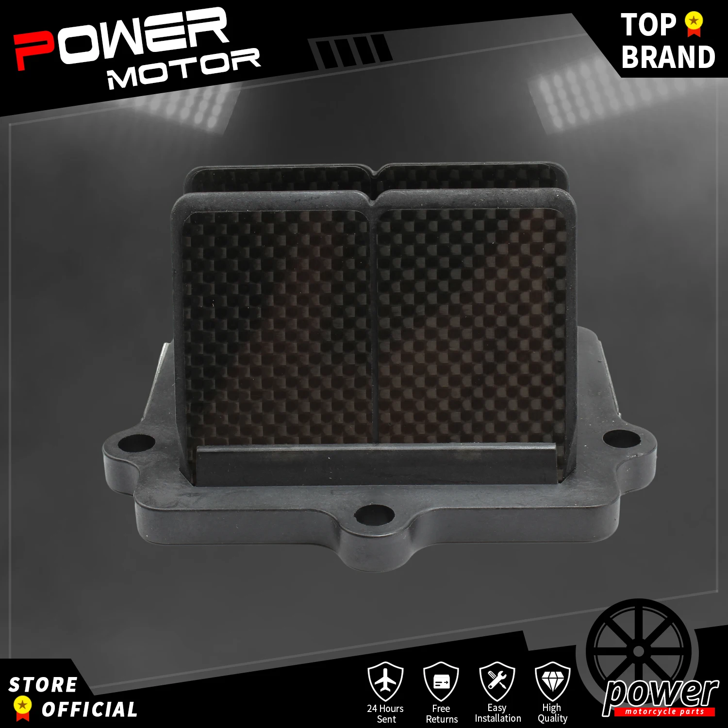 Мотоцикл V сила углеродного волокна тростниковый клапан для SUZUKI RM250 1996 1997 2003-2008