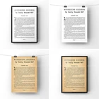 Wuthering height от Эмили Бронте, постер для книг, печать  Классический Романтический роман, первая страница  Античное литературное искусство без рамы