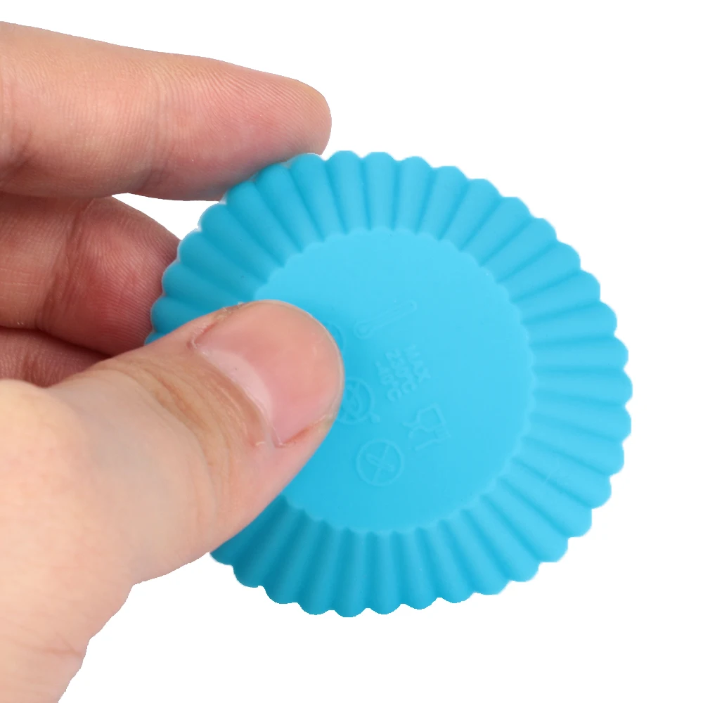 6/12 шт. многоразовые силиконовые формочки для кексов|Принадлежности выпечки| |