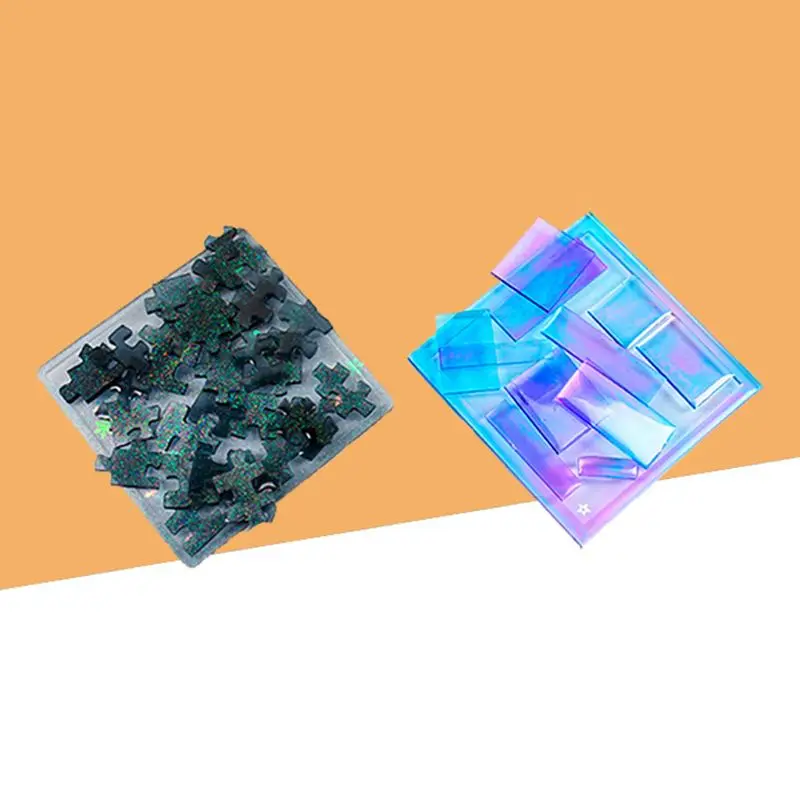 

Tangram Puzzle Mold Geometric Building Blocks Resin Mold Puzzle Game Mold Tools X4YA