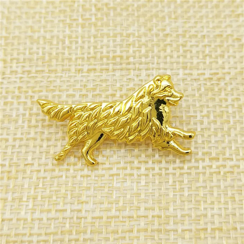 Прямая поставка модный Австралийский шейкер булавки для воротника животные