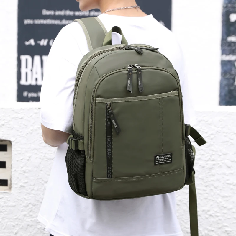 Черная школьная сумка для студентов Молодежный треккинг спортивный рюкзак