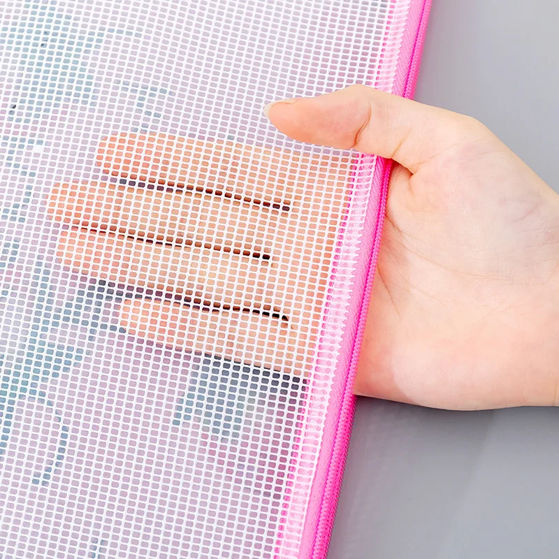 Чехол для карандашей с фруктами сетчатый большой из ПВХ | Канцтовары офиса и дома