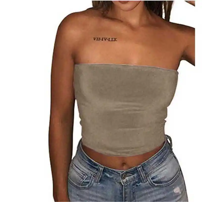 Solid Bra Top European and American new style women Comfortable seamless underwear in summer | Женская одежда