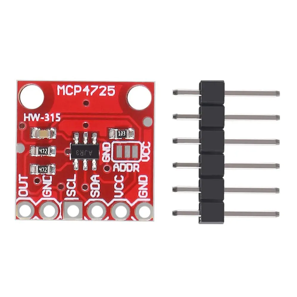 

MCP4725 I2C ЦАП модульная макетная плата MCP4725